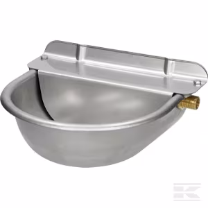 INOX Napajalnik za živali Kramp, s plovcem, 2,5 L