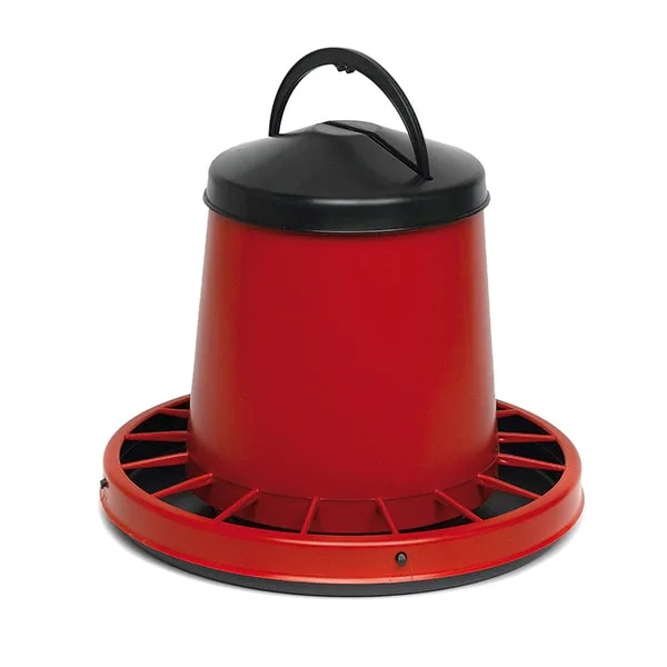 Krmilnik za kokoši z rešetko, 3 kg