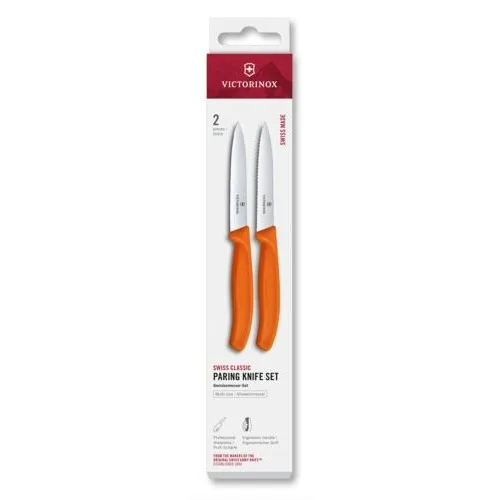 2-delni set nožev za rezanje, sekljanje in lupljenje Victorinox, oranžen