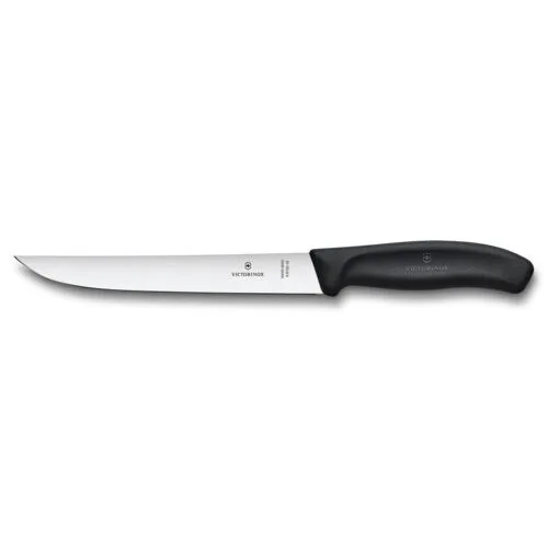 Nož za razrez kuhanega/pečenega mesa Victorinox Swiss Classic, črn