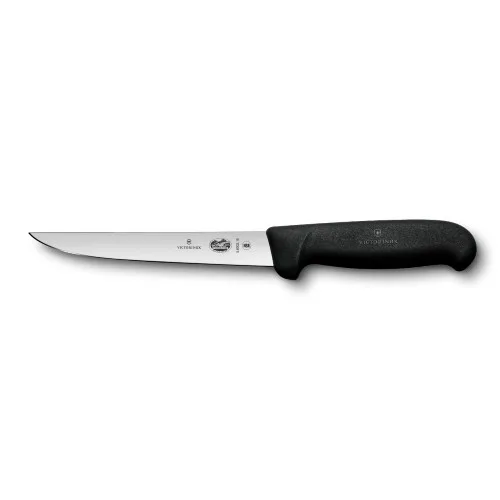 Univerzalen nož za meso Victorinox Fibrox, črn