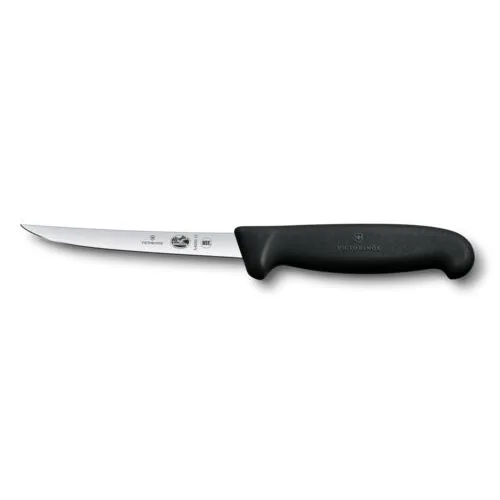 Nož za izkoščevanje Victorinox Fibrox, ozek, črn