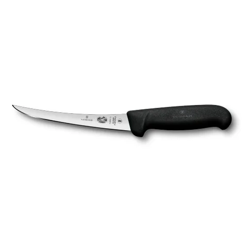 Nož za izkoščevanje Victorinox Fibrox, izjemno flexi, črn