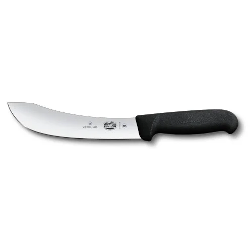 Nož Victorinox Fibrox za odstranjevanje kože, črn