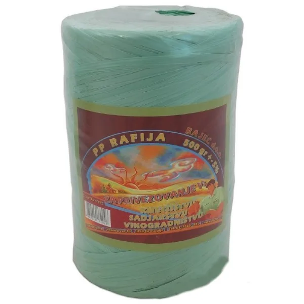 Rafija PP - 500 g, zelena