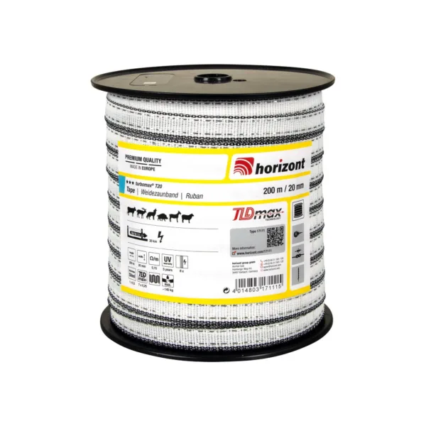 Električni trak Turbomax TLD 20 mm - 200 m