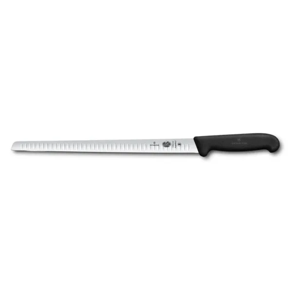 Nož za pršut Victorinox Fibrox, 30 cm, črn